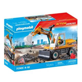 Playmobil Action Heroes: 71749 Μεγάλος Εκσκαφέας Κατασκευών