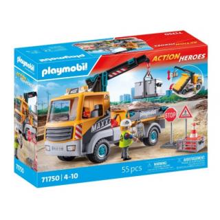 Playmobil Action Heroes: 71750 Φορτηγό με Γερανό