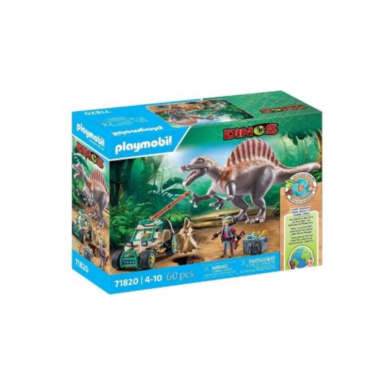 Playmobil Dinos: 71820 Επίθεση Σπινόσαυρου στο Εξερευνητικό Όχημα