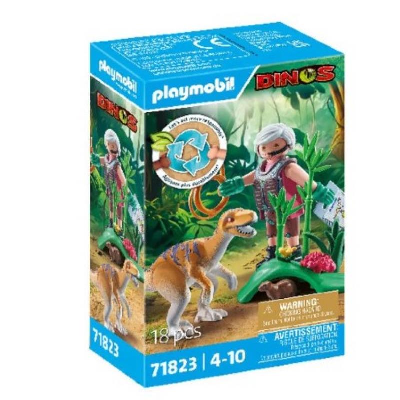 Playmobil Dinos: 71823 Εξερευνητής και Βελοσιράπτορ