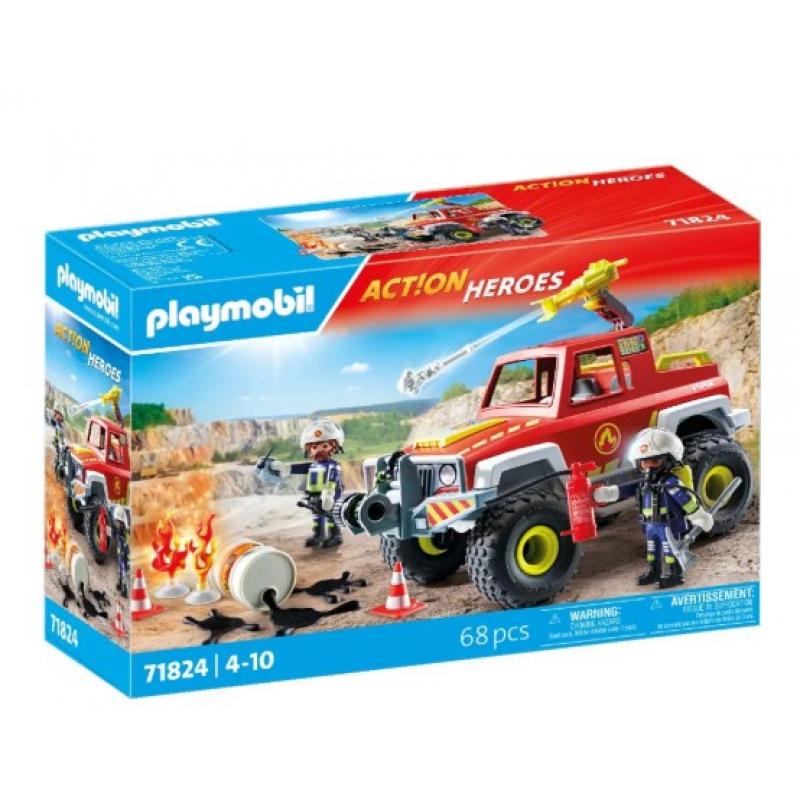 Playmobil Action Heroes: 71824 Πυροσβεστικό Όχημα 4x4