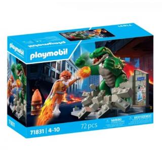 Playmobil Super Heroes: 71831 Υπερήρωας εναντίον της Γιγαντιαίας Σαύρας