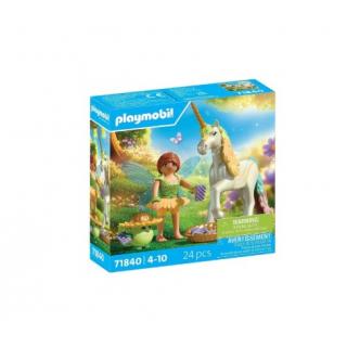 Playmobil Magic Unicorns - 71840 Μονόκερος με Πολύχρωμη Χαίτη & Νεράιδα