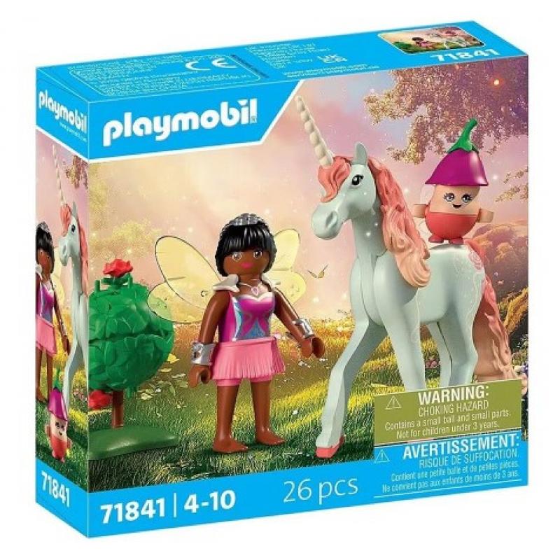 Playmobil Magic Unicorns - 71841 Μονόκερος με Ροζ Χαίτη & Νεράιδα