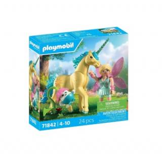 Playmobil Magic Unicorns - 71842 Μονόκερος με Γαλάζια Χαίτη & Νεράιδα