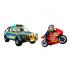 Playmobil City Action: 71875 Αστυνομικό Όχημα Pickup και Μοτοσυκλέτα