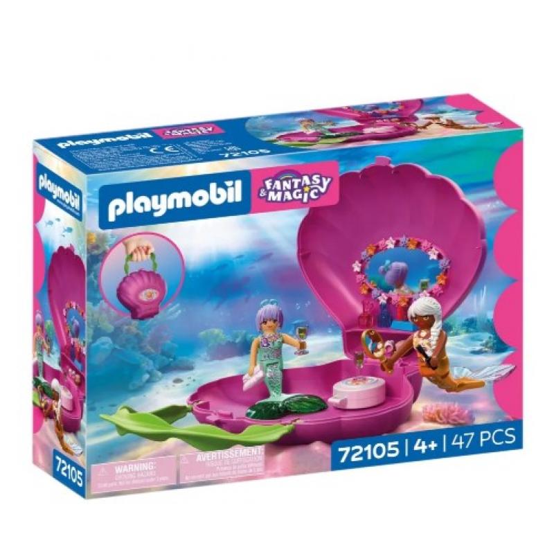 Playmobil Fantasy & Magic - 72105 Τσάντα - Κοχύλι Σαλόνι Ομορφιάς