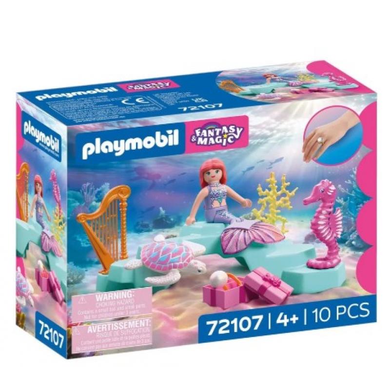 Playmobil Fantasy & Magic - 72107 Γοργόνα με ’ρπα και Δώρο