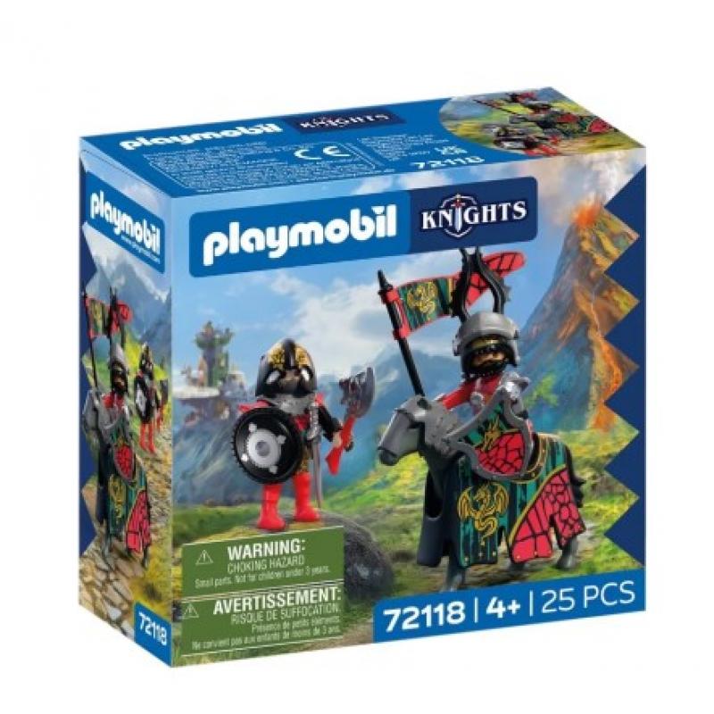 Playmobil Knights - 72118 Αρχηγός Ιπποτών Δράκων και Πολεμιστής