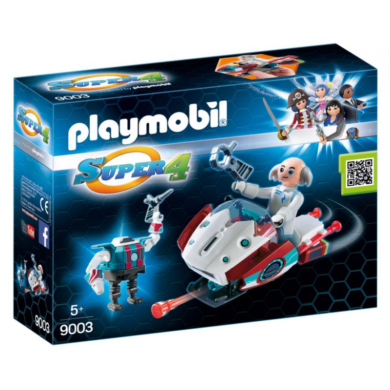 Playmobil Super4: 9003 Ο Δόκτωρ Χ και το Skyjet του