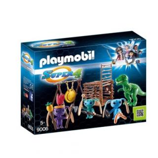 Playmobil Super4: 9006 Ο Σπίθας με τους Φίλους του και Παγίδα για τον Τ-Ρεξ