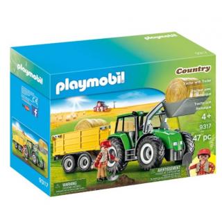 Playmobil Country: 9317 Τρακτέρ με Ρυμουλκούμενη Καρότσα