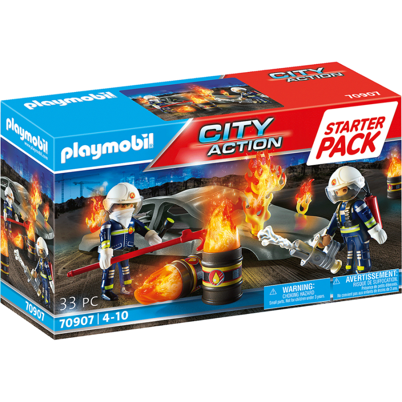 Playmobil - Starter Pack Άσκηση Πυροσβεστικής