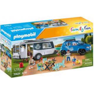 Playmobil Family Fun - 71423 Οικογενειακές Διακοπές με Τροχόσπιτο