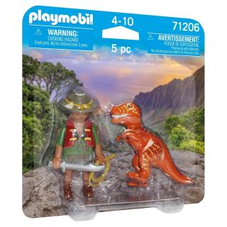 Playmobil Dinos - 71206 DuoPack Εξερευνητής και T-Rex