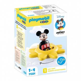 Playmobil 1.2.3 - 71321 Disney Mickey and Friends - Μίκυ Μάους με Περιστρεφόμενο Ήλιο