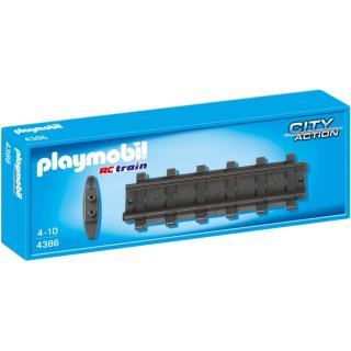 Playmobil City Action - 4386 2 Ευθείες Σιδηροτροχιές