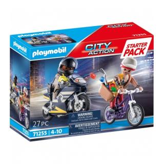 Playmobil Starter Pack City Action - 71255 Αστυνομική Καταδίωξη Ληστή Κοσμημάτων