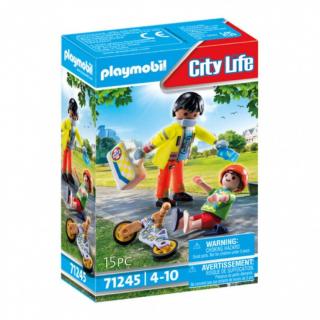 Playmobil City Life - 71245 Διασώστης και Παιδάκι