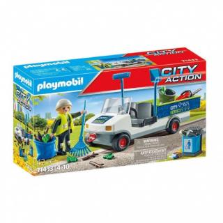 Playmobil City Action - 71433 Ηλεκτρικό Όχημα Οδοκαθαρισμού