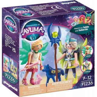 Playmobil Ayuma - 71236 Crystal και Moon Fairy με Μαγικά Ζωάκια