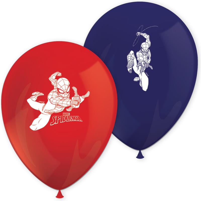 Spiderman Ultimate Marvel Μπαλόνια 8 τεμ. τυπωμένα