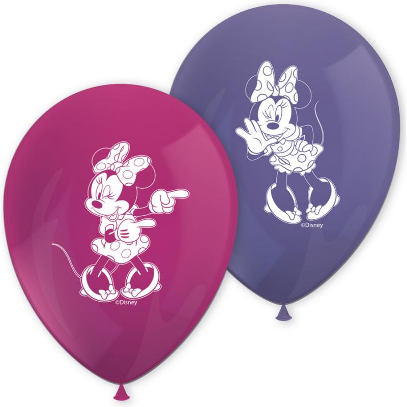 Minnie Dots Disney Μπαλόνια 8 τεμ. τυπωμένα