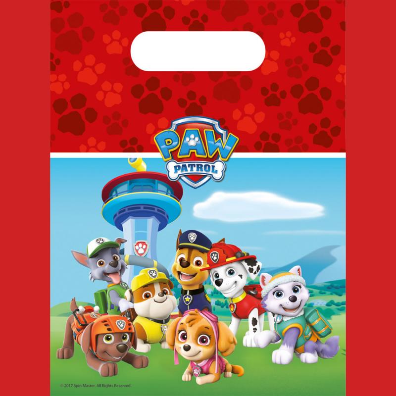 Paw Patrol Lets Roll Τσάντες Δώρων 6 τεμ.