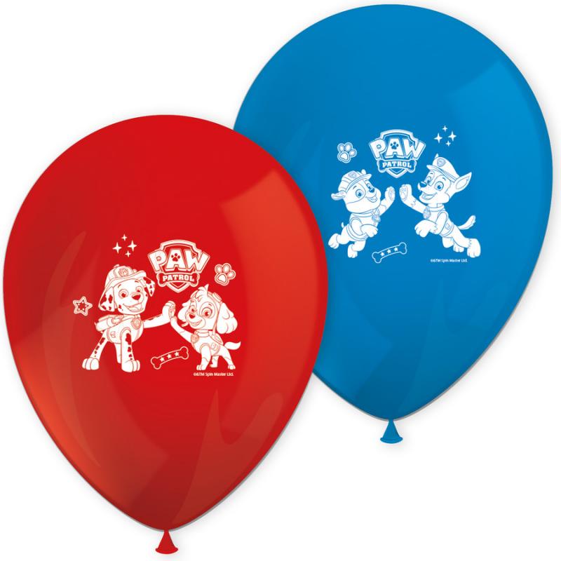 Paw Patrol Ready for Action Μπαλόνια 8 τεμ. τυπωμένα