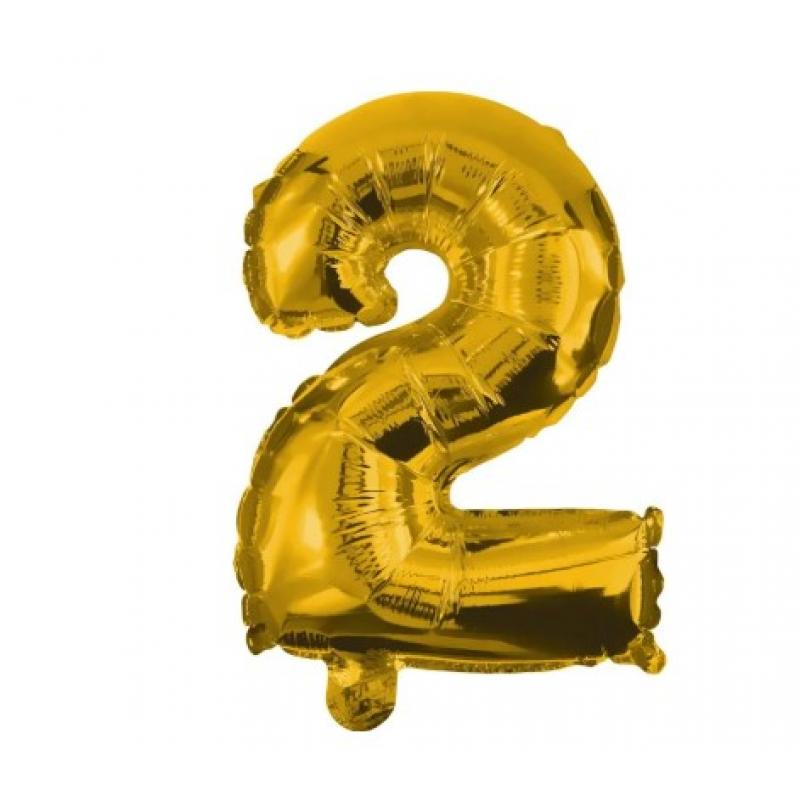 Μπαλόνι No 2 - 91186 Decorata Party Foil Balloon - 86 cm - Gold