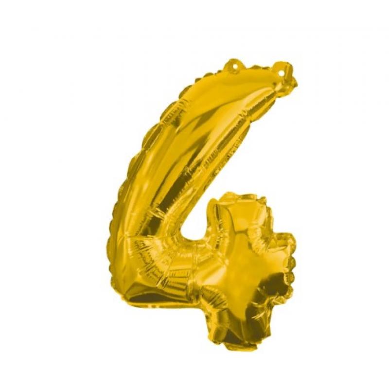 Μπαλόνι No 4 - 91188 Decorata Party Foil Balloon - 86 cm - Gold