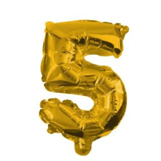 Μπαλόνι No 5 - 91189 Decorata Party Foil Balloon - 86 cm - Gold