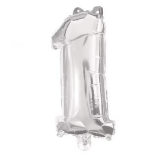 Μπαλόνι No 1 - 91195 Decorata Party Foil Balloon - 86 cm - Silver
