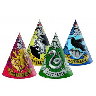 Harry Potter Hogwarts Houses Warner Καπέλα Χάρτινα 6 τεμ. FSC