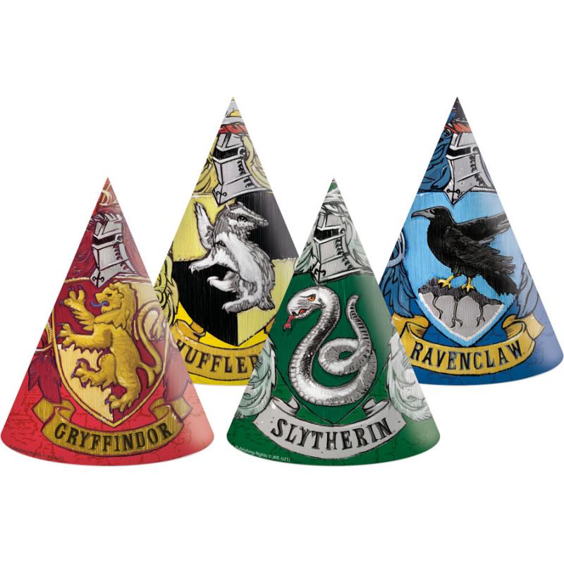 Καπέλα Χάρτινα Harry Potter Hogwarts Houses Warner 6 τεμ. FSC