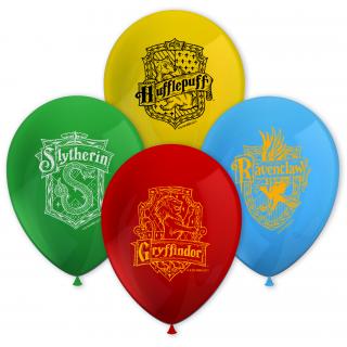 Harry Potter Hogwarts Houses Warner Μπαλόνια 8 τεμ. τυπωμένα