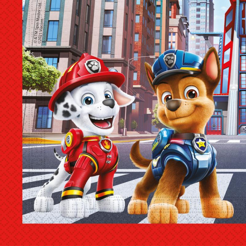 Paw Patrol The Movie Χαρτοπετσέτες 2φυλλες 33 x 33 20 τεμ. FSC