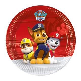 Paw Patrol Ready for Action Πιάτα Μεσαία 20 εκ. 8 τεμ. FSC