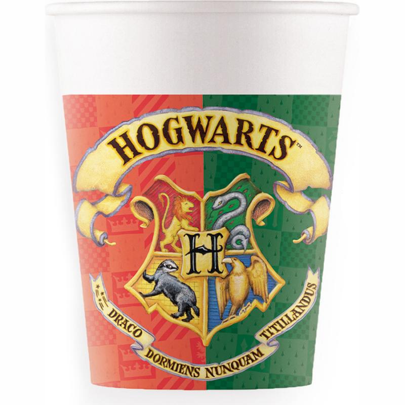 Harry Potter Hogwarts Ποτήρια Χάρτινα (WM) 200 ml 8 τεμ.