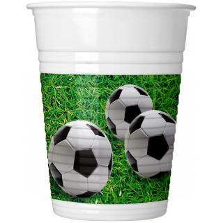 Soccer Party Ποτήρια Πλαστικά (WM) 200 ml 8 τεμ.