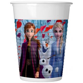 Frozen 2 Disney Ποτήρια Πλαστικά (WM) 200 ml 8 τεμ.