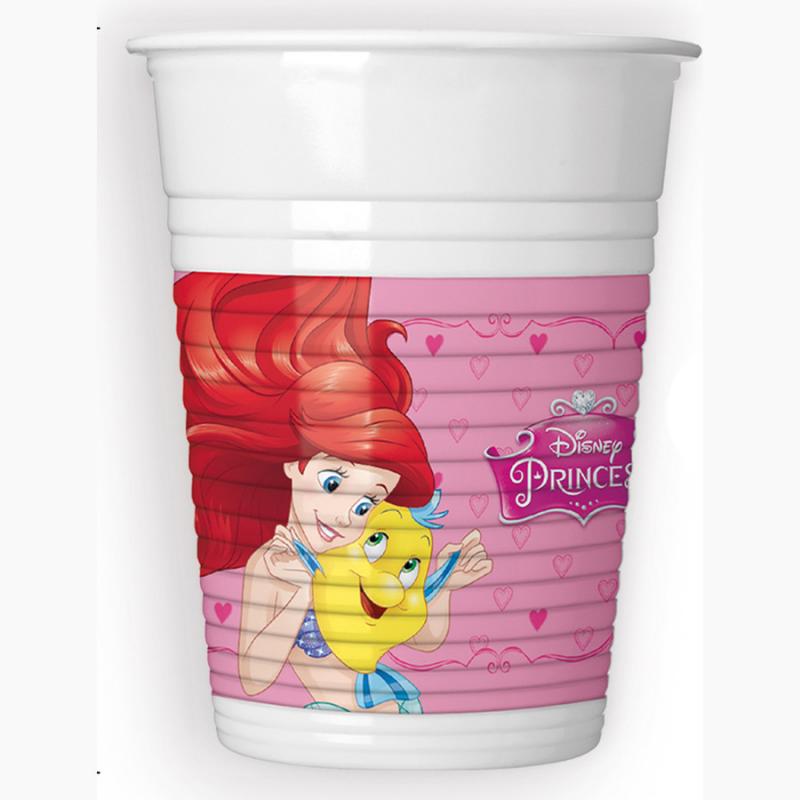 Disney Princess Dreaming Ποτήρια Πλαστικά (WM) 200 ml 8 τεμ.