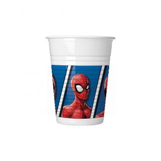 Marvel Spiderman Team Up Ποτήρια Πλαστικά (WM) 200 ml 8 τεμ.