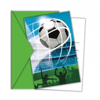 Soccer Fans Next Generation Προσκλήσεις & Φάκελα με Κοπτικό FSC 6 τεμ.