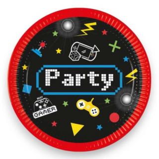 Gaming Party Πιάτα Μεσαία 19.5 εκ. 8 τεμ. FSC
