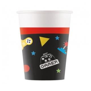 Gaming Party Ποτήρια Χάρτινα (WM) 200 ml 8 τεμ.