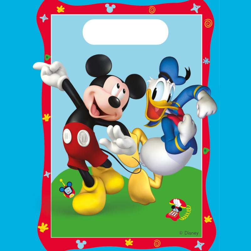 Mickey Rock the House Τσάντες Δώρων Junior Disney 6 τεμ.