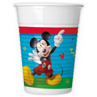 Mickey Next Generation Disney Rock the House Ποτήρια Πλαστικά (WM) 200 ml 8 τεμ.