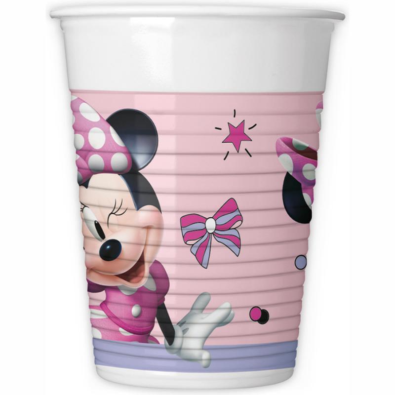 Minnie Junior Disney Ποτήρια Πλαστικά (WM) 200 ml 8 τεμ.