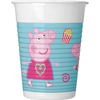 Peppa Pig Messy Play Ποτήρια Πλαστικά (WM) 200 ml 8 τεμ.